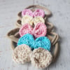 Alyssa Crochet Bow Headbands
