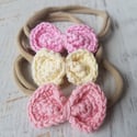 Alyssa Crochet Bow Headbands 