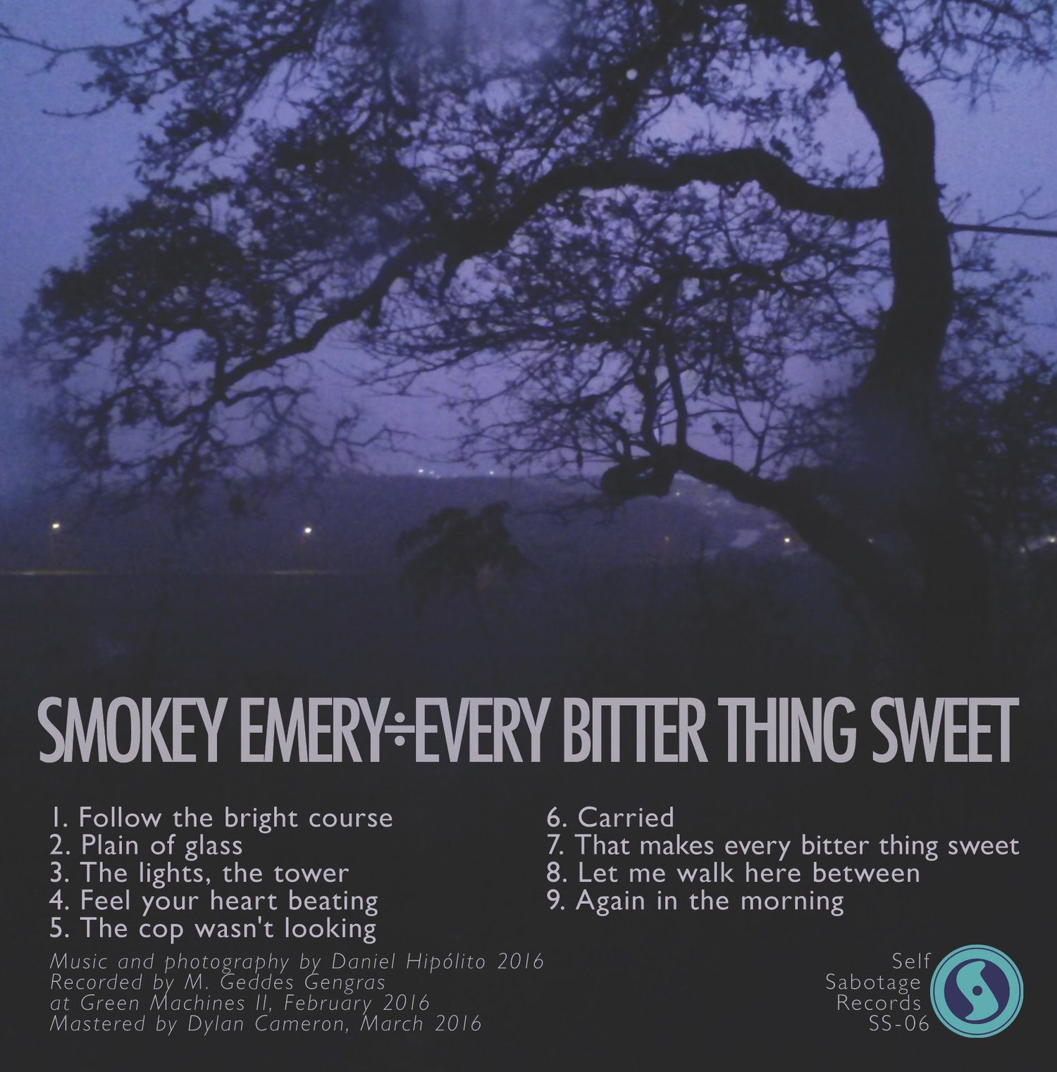 Smokey Emery "Every Bitter Thing Sweet" CD, CS