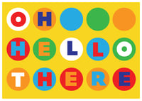 Image 3 of Oh Hello There Dots Postcard 