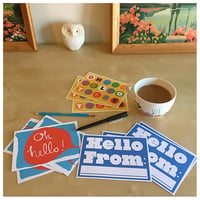 Image 4 of Oh Hello There Dots Postcard 