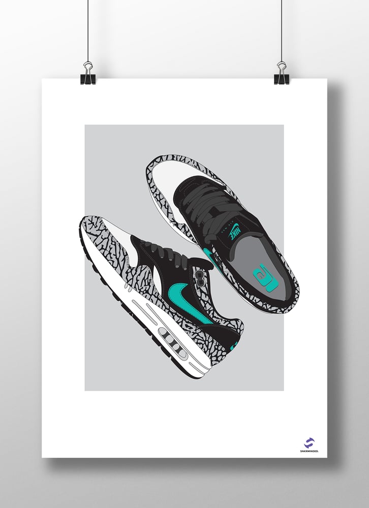 Image of Nike Air Max 1 Elephant poster