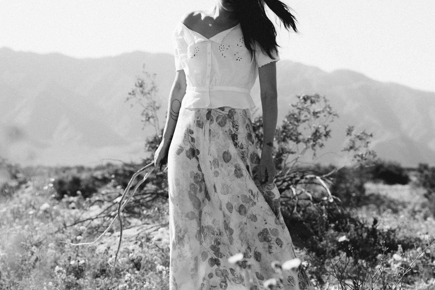 Image of Raw Silk Eucalyptus or Eco Dyed Wrap Skirt