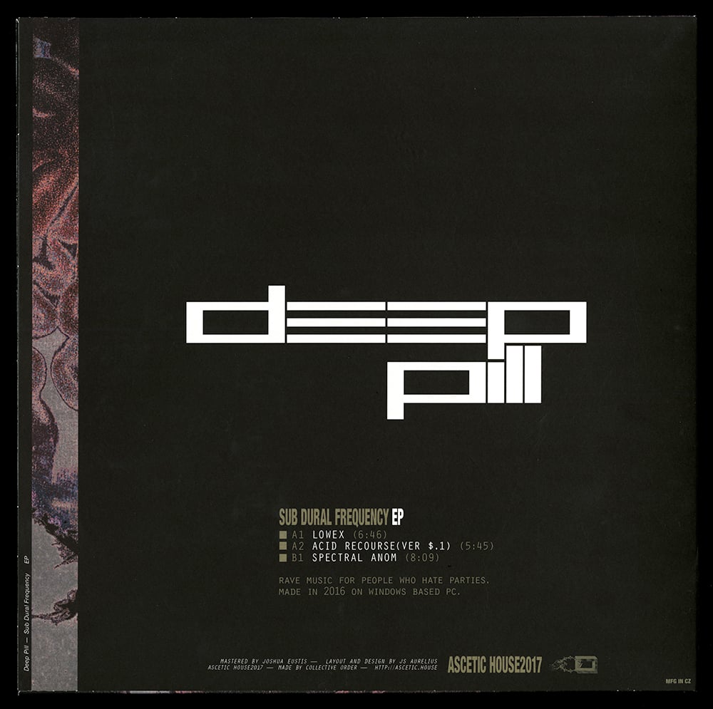 Deep Pill 'Sub Dural Frequency' EP | ASCETIC HOUSE