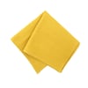 Mustard Linen Pocket Square