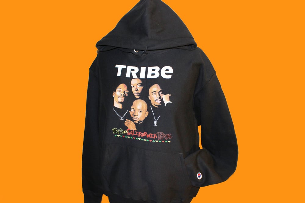 Image of DEATH ROW LEGENDS "TRIBE" (CHAMPION) [4EV HOODIE] 