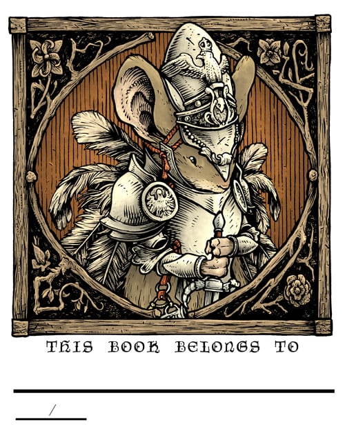 Image of Mouse Guard 2017 Bookplate