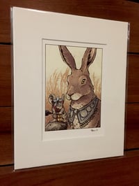 Image 2 of Hare & Piper Print Matted 8x10
