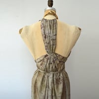 Image 3 of eco print silk fairy dress