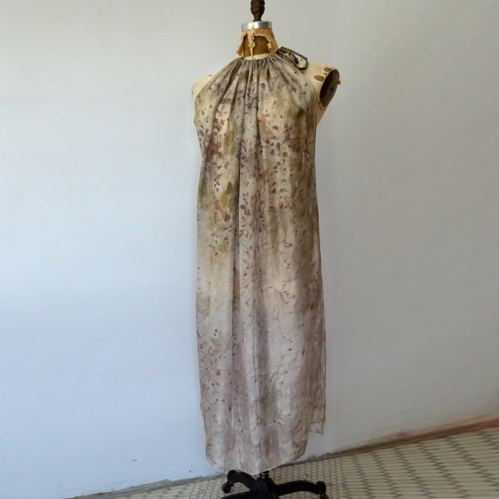 eco print silk fairy dress | some things take time eco print silk fairy dress | some things take time