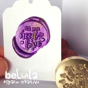 Image of Sello de lacre: All you need is love