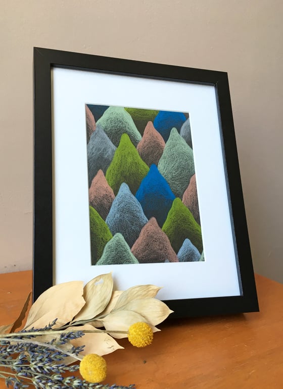 Image of "CEILING TILES" ORIGINAL DRAWING BY DANY REEDE