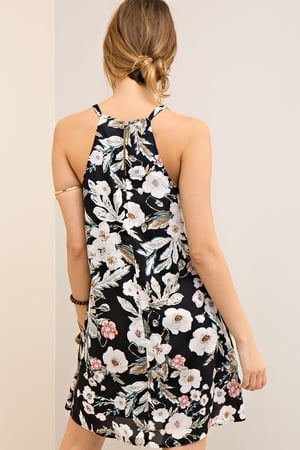 Image of Floral Print Slip Dress