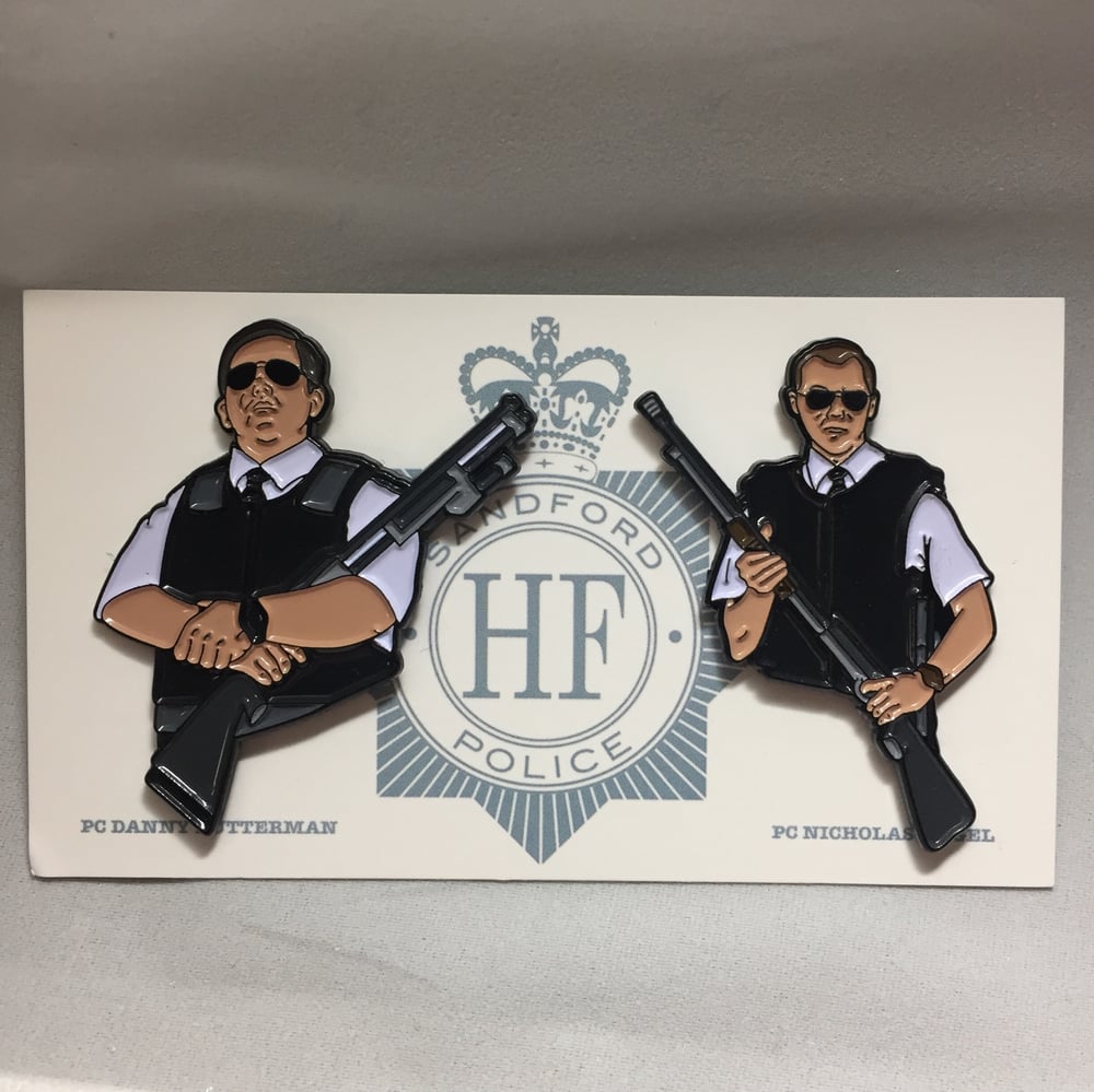 Hot Fuzz Pin Set / El Jefe Brand