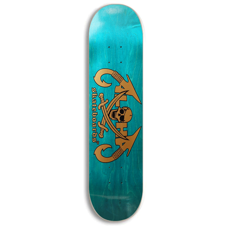 Image of Aloha Skateboards Skull Hook Deck