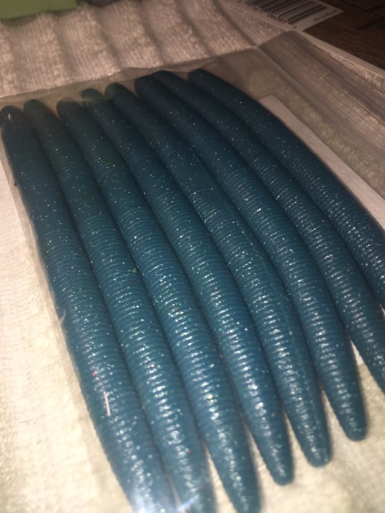 Image of Aqua blue senkos