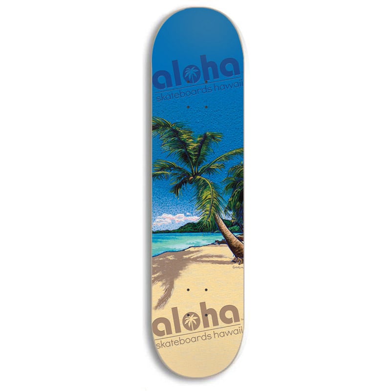 Image of Aloha Skateboards Palm Tree Deck