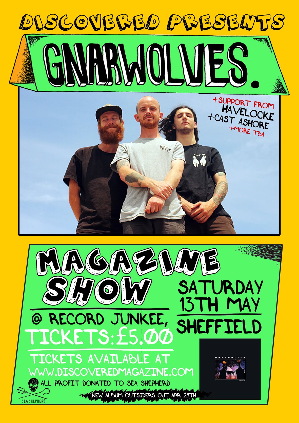 Image of DISCOVERED PRESENTS: GNARWOLVES MAGAZINE SHOW 