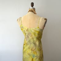 Image 5 of eco print silk slip dress