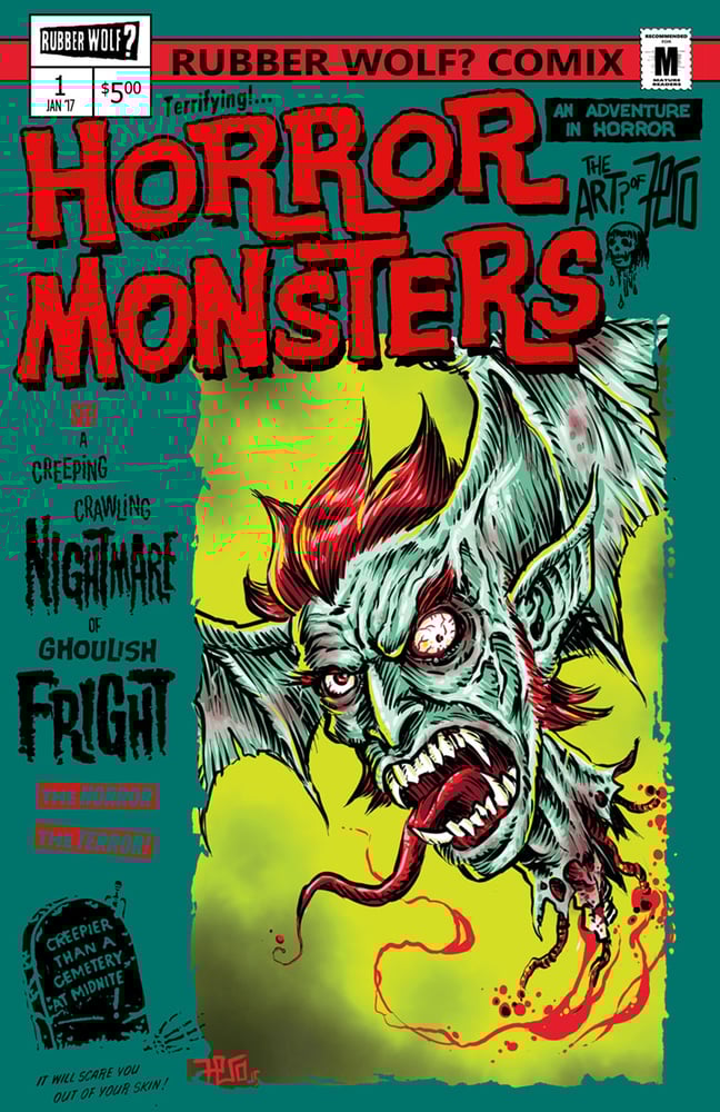 Image of Horror Monsters: The Art of Fero (with free sketch)