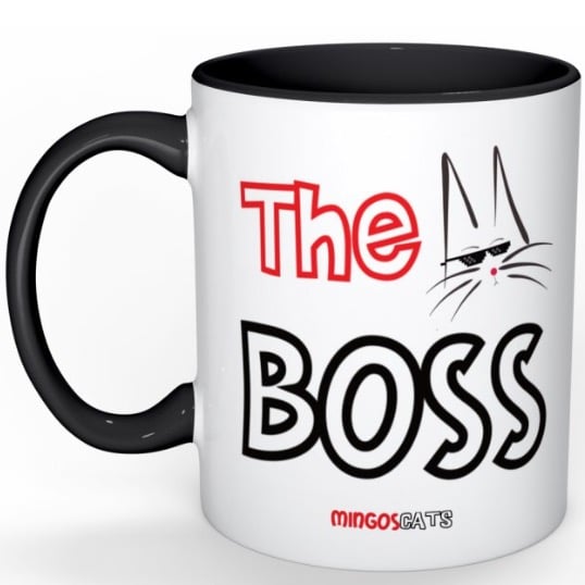 Image of Taza The Boss Gafas