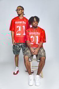 Image 1 of $D red jersey