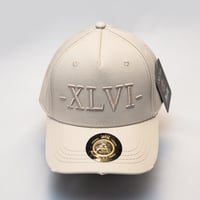 Image 1 of All Beige Distressed Cap