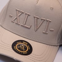 Image 3 of All Beige Distressed Cap