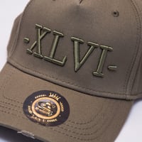 Image 3 of All Olive Distressed Cap