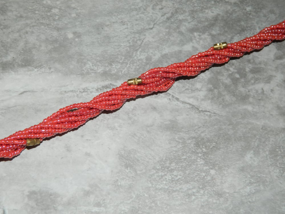 Image of Red waist bead