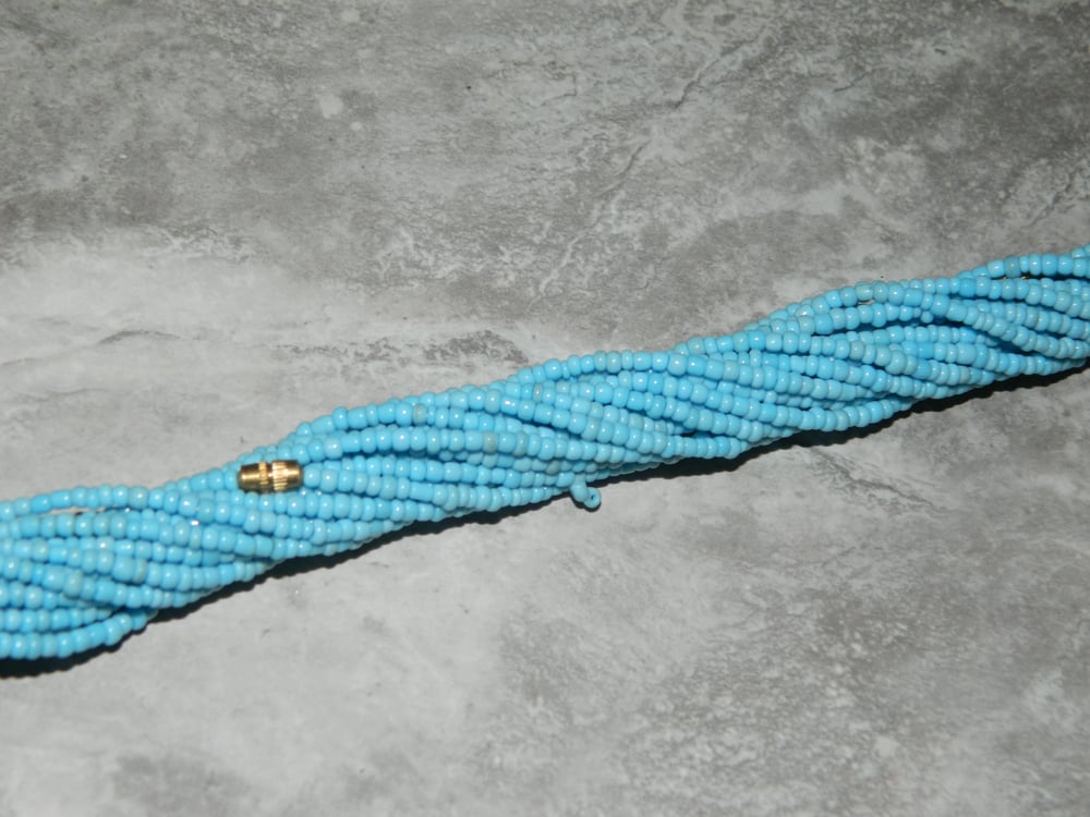 Image of Sky blue waist bead