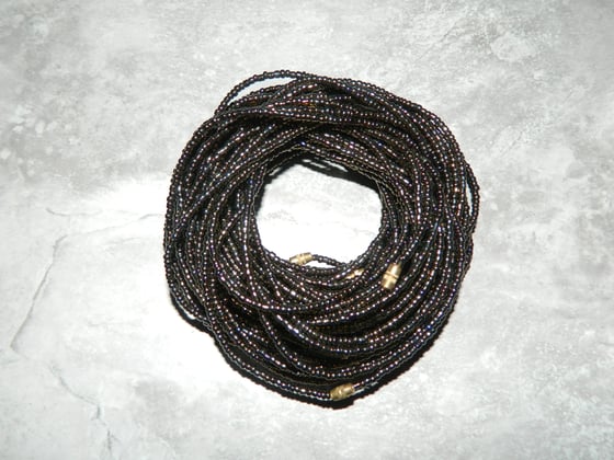 Image of Bronze metallic waist bead