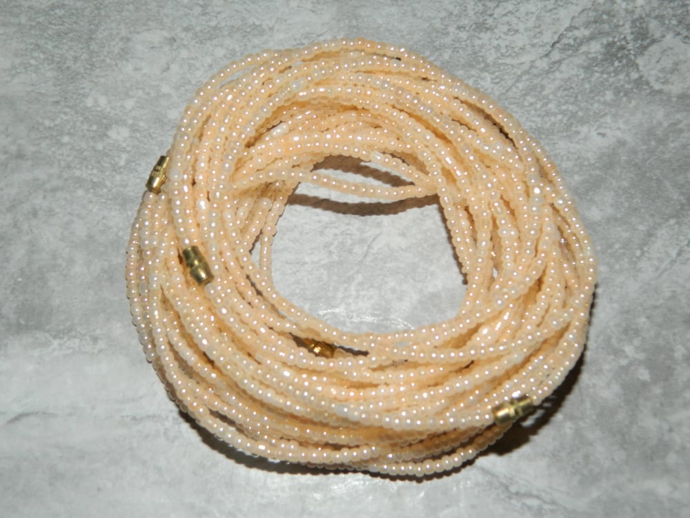 Image of Pearl pink waist bead