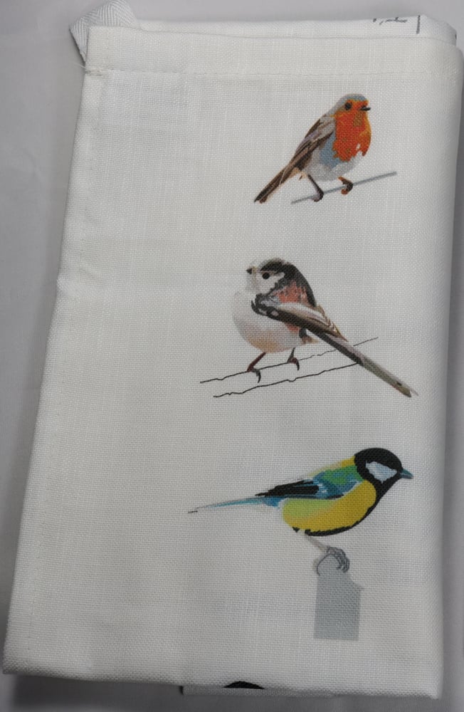 Image of Dickie Bird Tea Towel