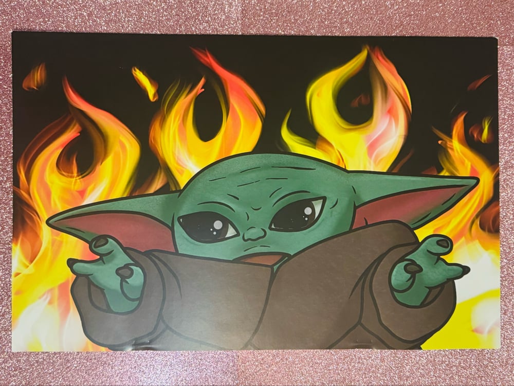 Image of Flaming Child Print