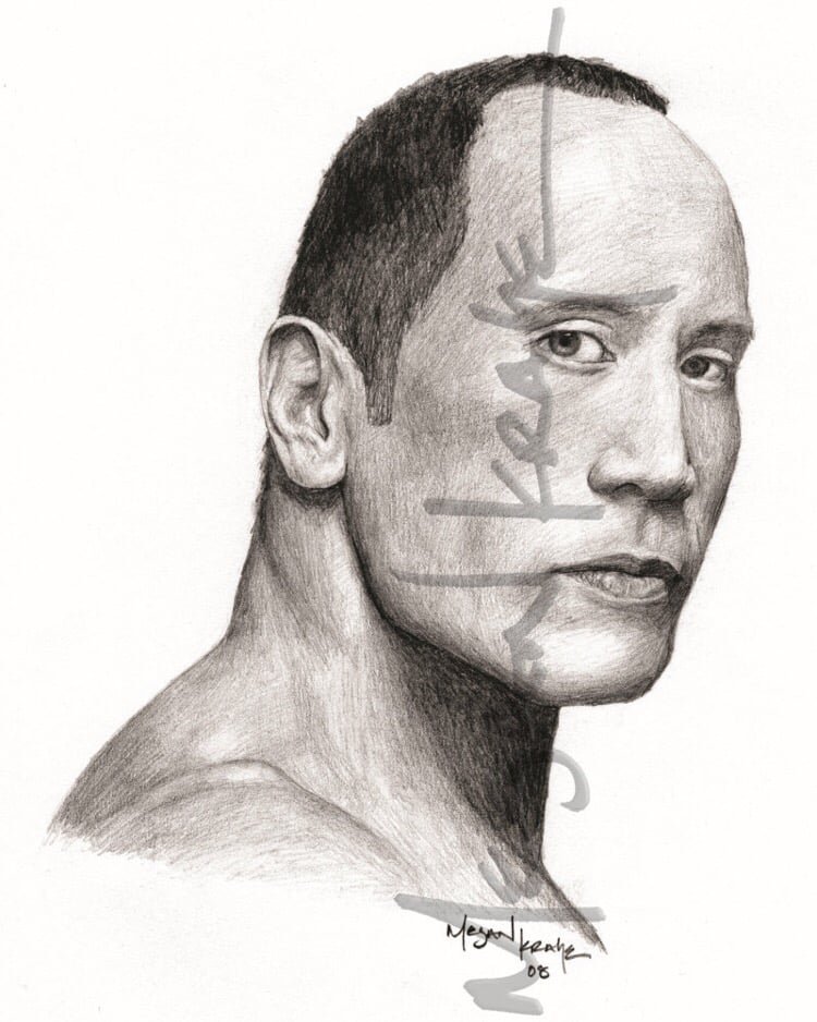 Image of Dwayne "The Rock" Johnson, reprint