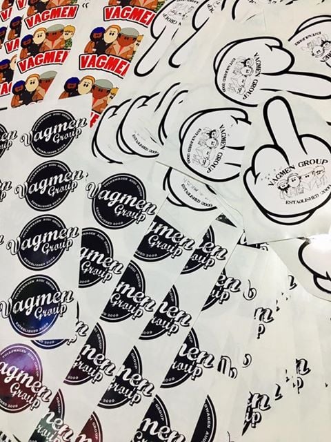 Image of Vagmen logo Stickers