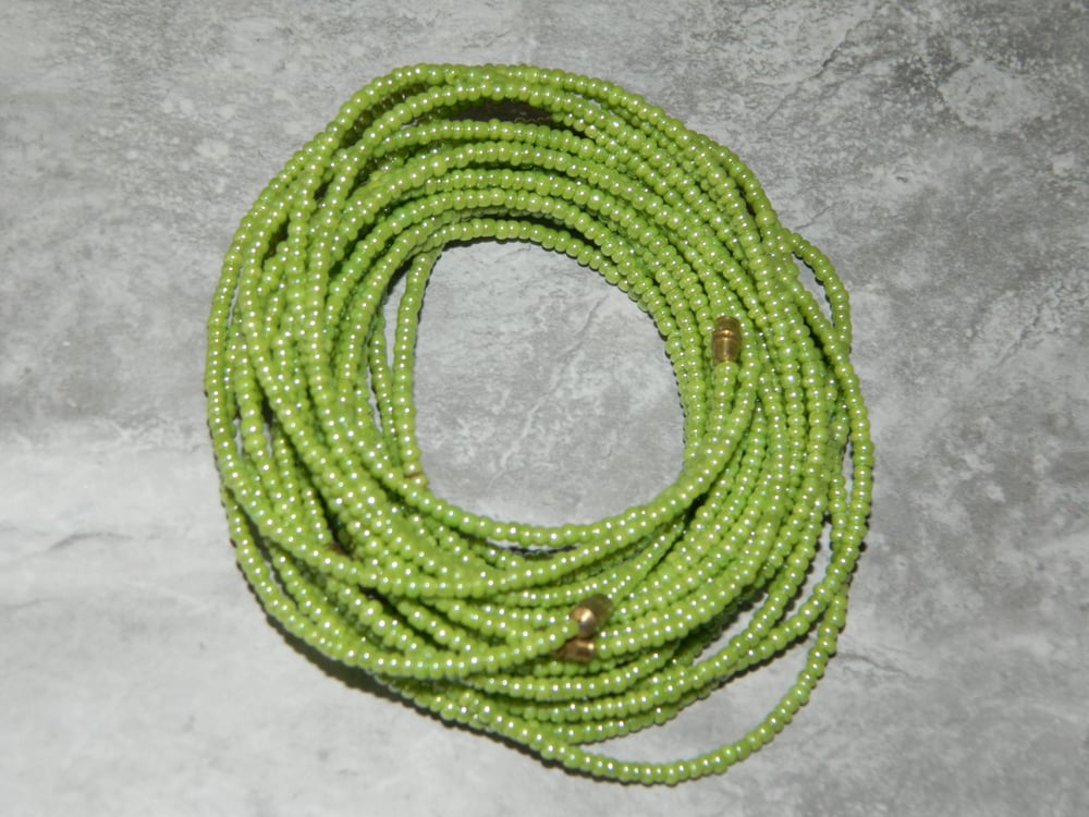Image of Lime waist bead