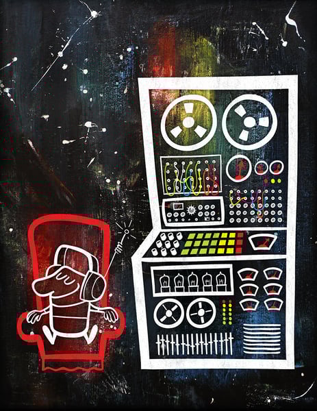 Image of Metal Print - Analog Concerto