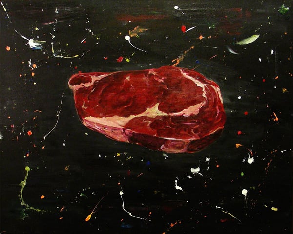 Image of Original Painting - Viande!