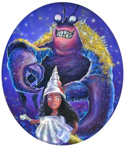 Image of <font color="red">Clearance </font>"Tamatoa" Original Painting