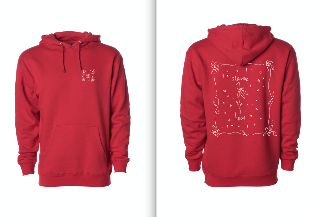 Image of Red Flower Hoodie