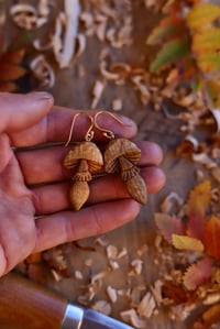 Image 7 of Autumn Mushroom earrings 