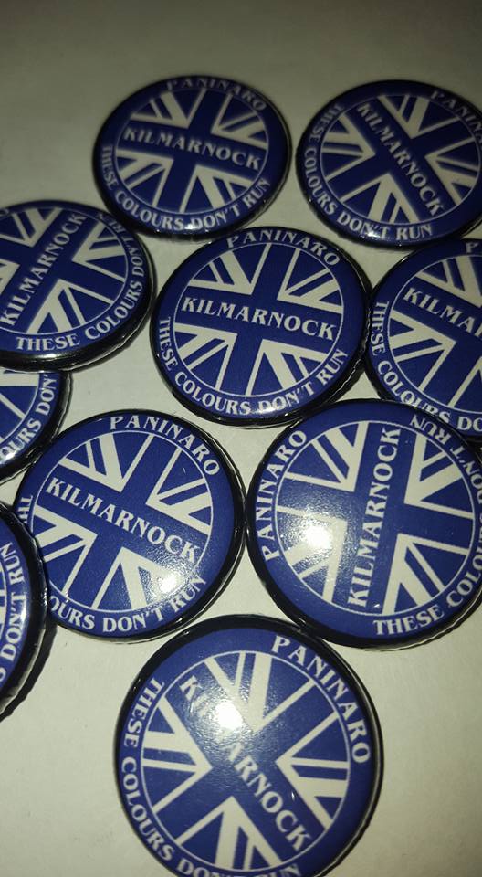 Kilmarnock Paninaro Brand New 25mm Football Ultras/Casuals Badges.