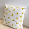 Bee Cushion Cover - Square - Hand Printed