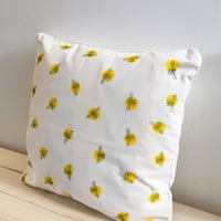 Image 2 of Bee Cushion Cover - Square - Hand Printed