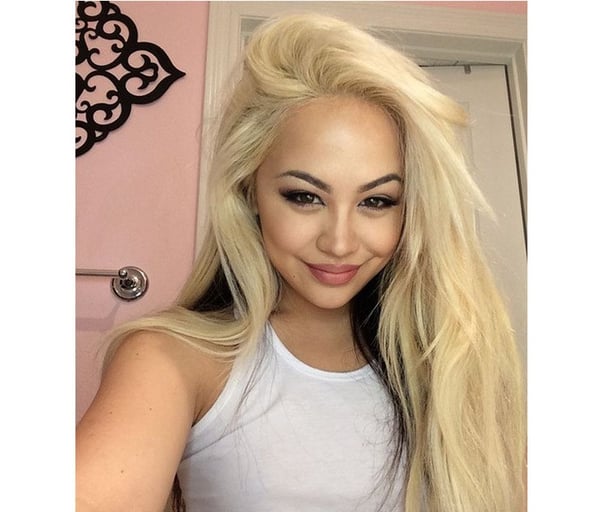 Image of Platinum Blonde 13x4 Straight Swiss Lace Frontal (Ear to Ear)