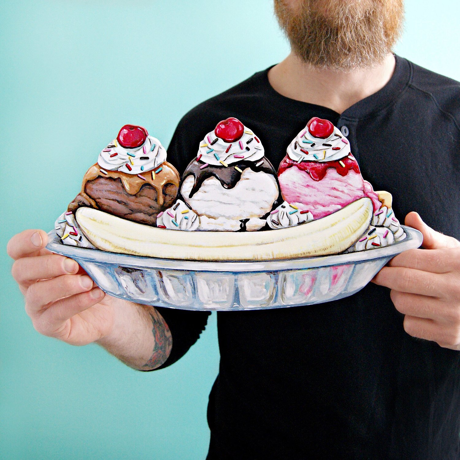 Image of Banana Split plaque