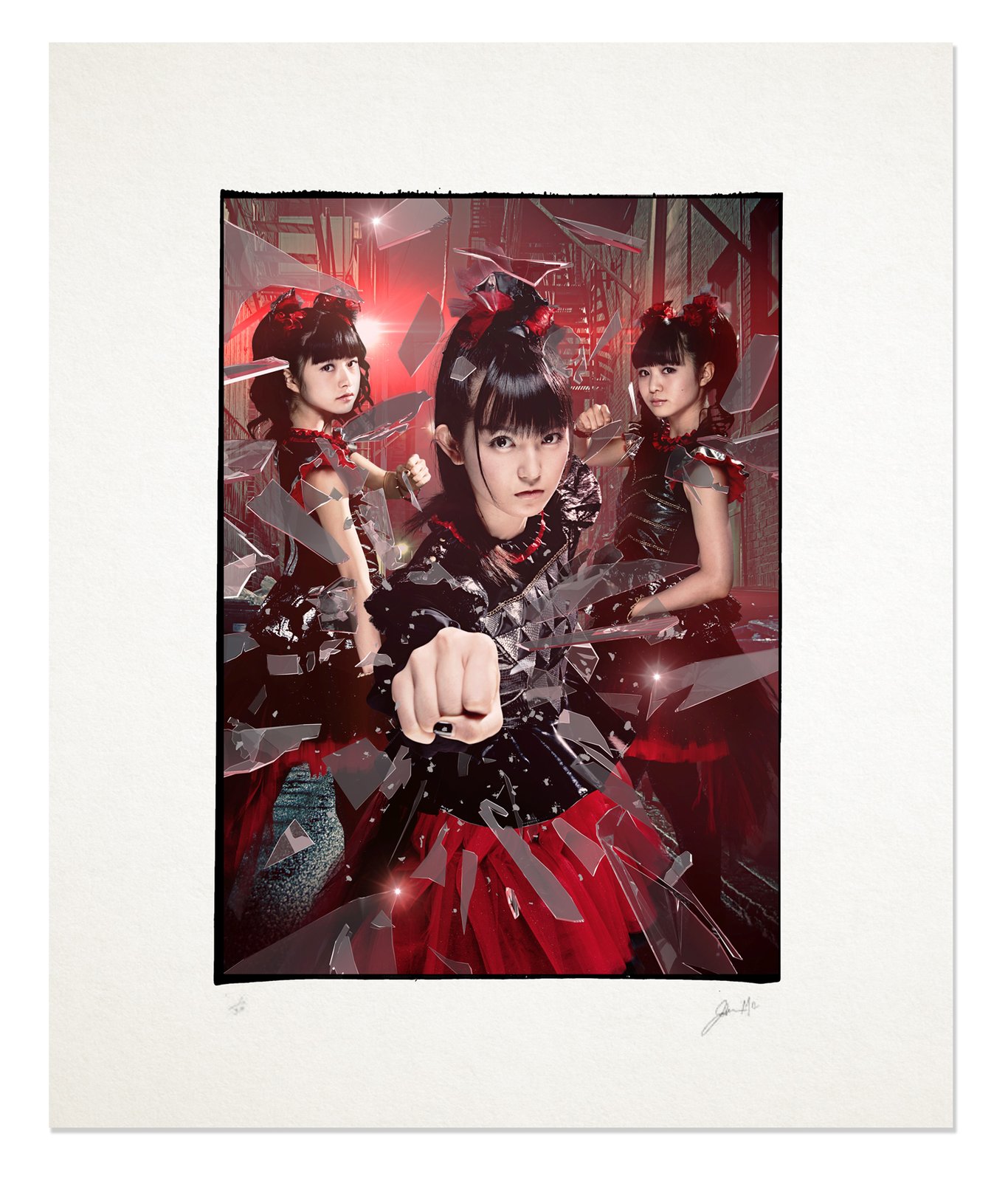 BABYMETAL COVER ARTWORK / JOHN McMURTRIE MUSIC PRINTS