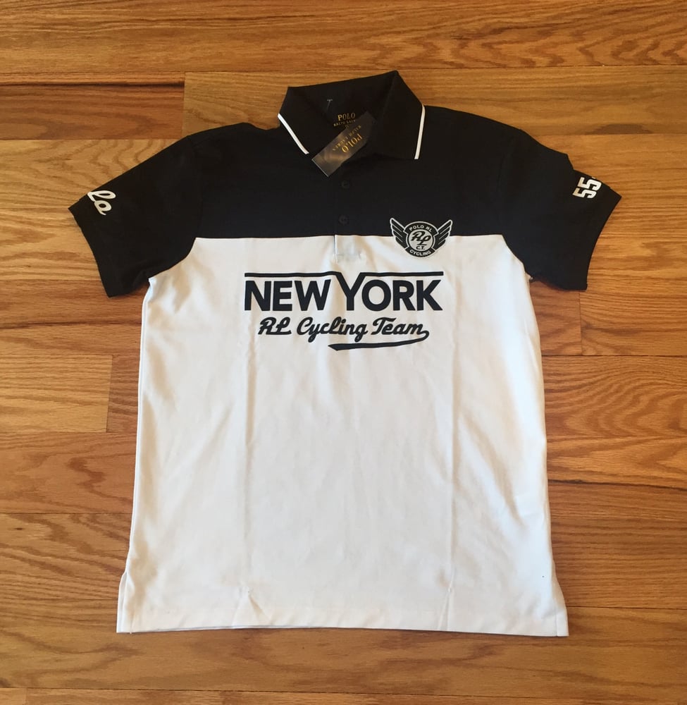 Image of Ralph Lauren NY RL cycling polo size medium